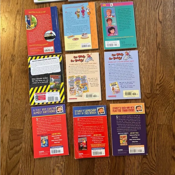 14 kids books-Flat Stanley Ready, Freddy! Disaster Strikes Martha Speaks, etc. - Picture 6 of 6